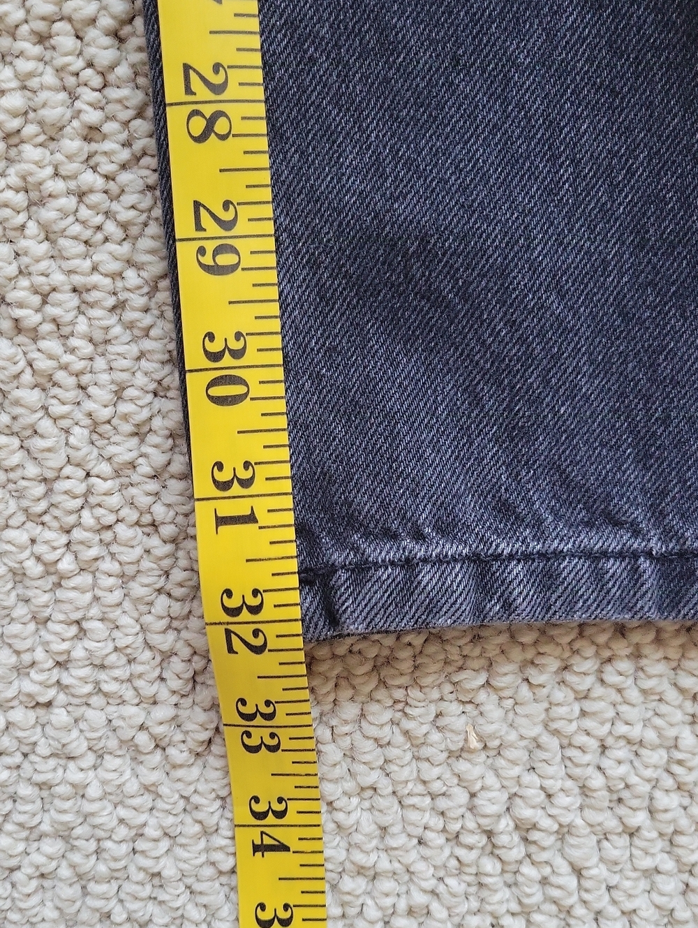 Garage Women's Straight Leg Jeans in Washed Black - Picture 5 of 5